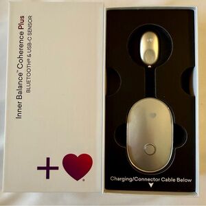 Heart Math Inner Balance Coherence Plus Bluetooth Sensor